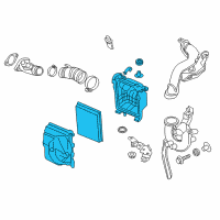 OEM Nissan Juke Air Cleaner Assembly Diagram - 16500-1KC0C