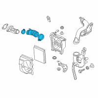 OEM 2015 Nissan Juke Pipe Assembly Air Diagram - 16576-1KC0A