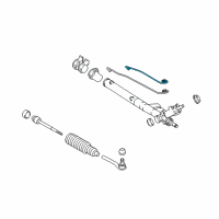 OEM 1998 Oldsmobile Aurora Pipe Kit, Steering Gear(Short) Diagram - 26047090