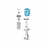 OEM 2021 Chevrolet Equinox Coil Spring Diagram - 23335522