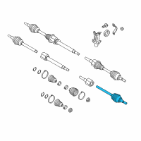 OEM 2017 Ford Focus Outer Joint Diagram - EV6Z-3A329-A