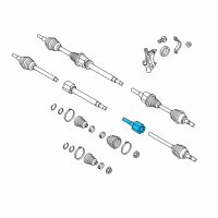 OEM 2016 Ford Focus Inner Joint Diagram - BV6Z-3B436-E