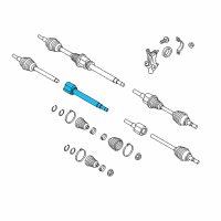 OEM 2017 Ford Focus Inner Joint Diagram - G1FZ-3B436-C