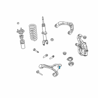 OEM 2005 Dodge Dakota BALLJOINT-Lower Control Arm Diagram - 5161685AB