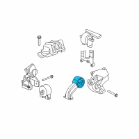 OEM 2008 Dodge Avenger Engine Mount Diagram - 5085511AA