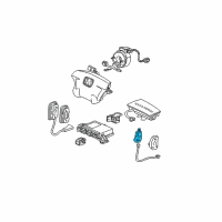 OEM 2002 Honda Civic OPDS Unit Diagram - 81334-S5H-J12