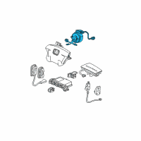 OEM 2003 Honda Civic Reel Assembly, Cable (Furukawa) Diagram - 77900-S5A-A04