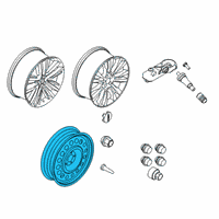 OEM 2015 Lincoln MKC Compact Spare Diagram - CJ5Z-1015-C