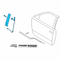 OEM 2017 Ford F-150 Applique Diagram - FL3Z-1520555-SB