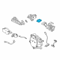 OEM 2022 Toyota Avalon EGR Cooler Gasket Diagram - 25627-F2010