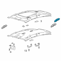 OEM 2013 Ford C-Max Dome Lamp Diagram - CM5Z-13776-CB