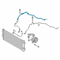 OEM BMW X1 Suction Pipe Diagram - 64-53-6-832-950