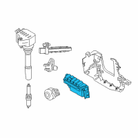 OEM 2014 BMW i8 Engine Computer Control Module Ecu Pcm Diagram - 12-14-8-663-639