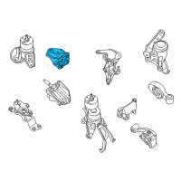OEM 2021 Nissan Murano Engine Mounting Bracket Block, Front Diagram - 11274-3KA0A