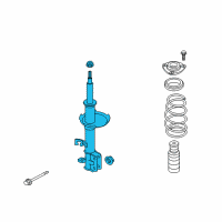 OEM Nissan Cube STRUT Kit Front RH Diagram - E4C02-1FC1C