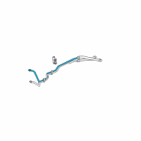 OEM 1999 Jeep Grand Cherokee Tube-Oil Cooler Diagram - 52079433AB