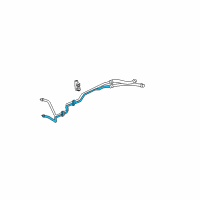 OEM 2001 Jeep Grand Cherokee Tube-Oil Cooler Diagram - 52079783AA