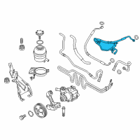 OEM 2014 BMW X1 Power Steering Pressure Hose Diagram - 32-41-6-794-669