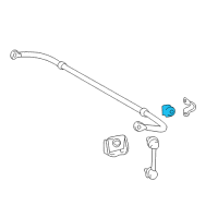 OEM 2020 Lexus RX350 Bush, STABILIZER, RR Diagram - 48818-0E130