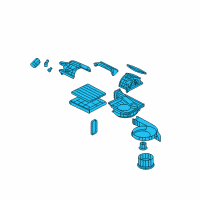 OEM 2009 Kia Optima Blower Unit Diagram - 971102G380