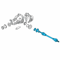 OEM 2019 BMW 640i Gran Coupe Right Passenger Side Rear Axle Diagram - 33-20-7-577-508