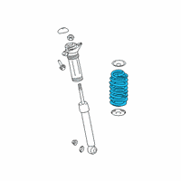 OEM 2019 Toyota Corolla Coil Spring Diagram - 48231-12F50