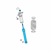 OEM 2020 Toyota Corolla Shock Absorber Diagram - 48530-80856