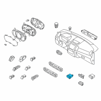 OEM Kia Sorento Switch Assembly-Seat Warmer Diagram - 937412P005VA