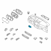 OEM 2014 Kia Sorento Button Start Swtich Assembly Diagram - 954302P420
