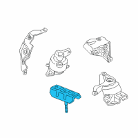 OEM 2018 GMC Canyon Transmission Mount Diagram - 23386652