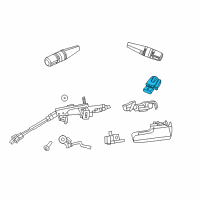 OEM Chrysler Sebring Housing-Ignition Switch Diagram - 68020923AA