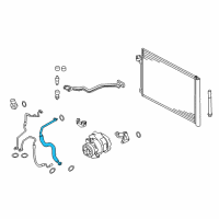 OEM 2012 BMW X5 Suction Pipe Diagram - 64-50-6-985-610