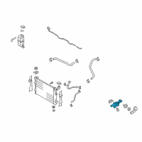 OEM 2008 Hyundai Elantra Case-Thermostat Diagram - 25620-23040