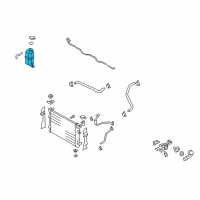 OEM 2012 Hyundai Elantra Radiator Reservoir Assembly Diagram - 25431-2L000
