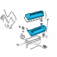 OEM Ford E-350 Econoline Club Wagon Valve Cover Diagram - YC3Z-6582-DA