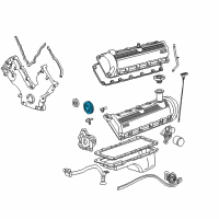 OEM Ford F-250 Super Duty Pulley Diagram - XC2Z-6312-AA