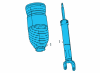 OEM Jeep Wagoneer SHOCK-AIR SUSPENSION Diagram - 68409686AE