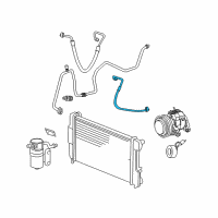 OEM 2008 Dodge Dakota Line-A/C Discharge Diagram - 55056779AC