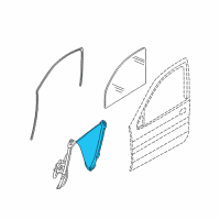 OEM 2010 BMW X6 Front Left Window Regulator Diagram - 51-33-7-197-301