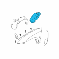 OEM 2002 Dodge Neon Shield-Accessory Drive Diagram - 5008389AC