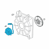 OEM 2019 Honda CR-V Motor, Cooling Fan Diagram - 19030-5PH-A01