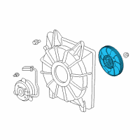 OEM 2019 Honda CR-V Fan, Cooling Diagram - 19020-5PH-A01