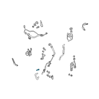 OEM 1998 Nissan Pathfinder Tube Assy-Power Steering Diagram - 49726-0W000