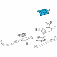 OEM 2013 Toyota Camry Rear Insulator Diagram - 58327-06060