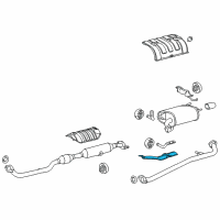 OEM 2012 Toyota Camry Center Insulator Diagram - 58154-06010