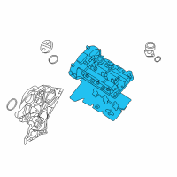 OEM 2022 Kia Telluride Cover Assembly-Rocker, LH Diagram - 224103LFA0