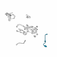 OEM 2006 Lexus GS430 Sensor, Oxygen Diagram - 89465-30740