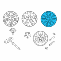 OEM Kia Soul Wheel Assembly-Aluminum Diagram - 52910B2600