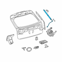 OEM 2019 Lexus RX350L Unit Assembly, Power Bac Diagram - 68920-48061