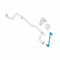 OEM 2012 Nissan Leaf Rod Assembly-Connecting, STABILIZER Diagram - 54618-CY00A